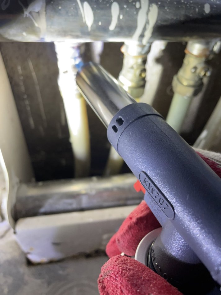 광주 난방 물보충 에러 – 분배기 미세누수로 인한 문제 해결 - 광주광역시 배관 시공 사진 6