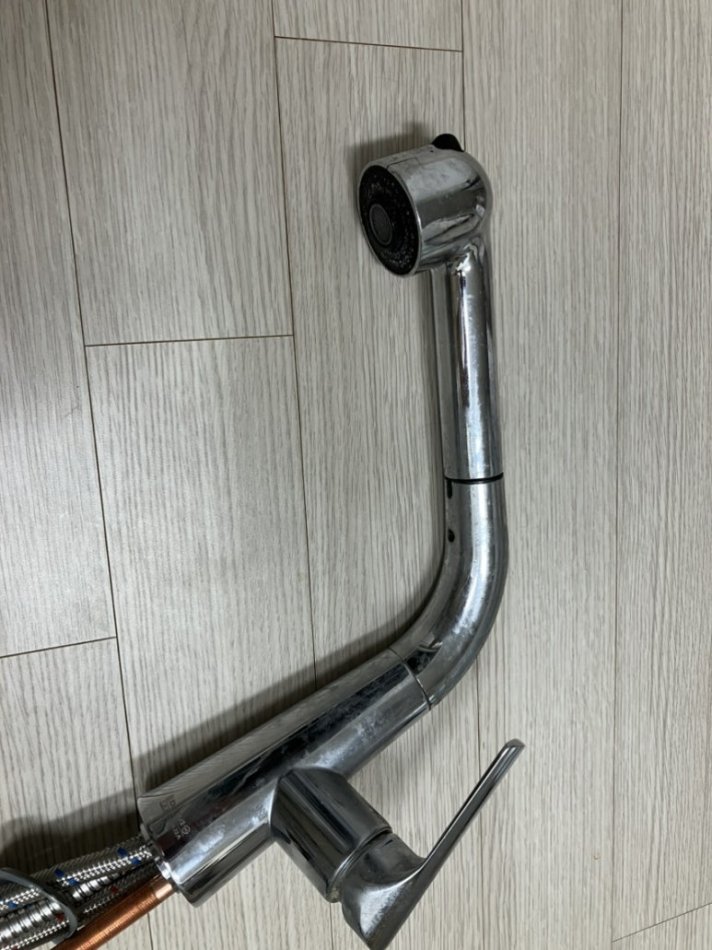 염주더샵 싱크대 수전교체 시공 - 염주더샵센트럴파크 아파트 배관 시공 썸네일