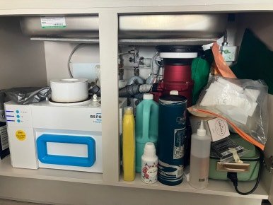 염주더샵 싱크대 수전교체 시공 - 염주더샵센트럴파크 아파트 배관 시공 사진 3