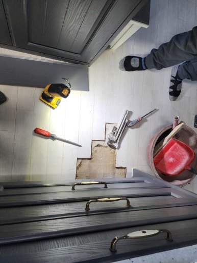 상가 복층 가정집 직수배관 누수 탐지 및 수선 - 광주광역시 배관 시공 사진 2